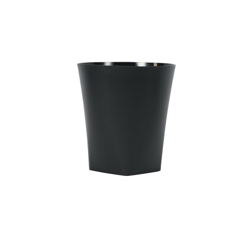 Certified Green Eco Contour Collection 8 Quart Wastebasket, Black